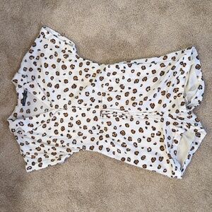 "Animal" Print romper